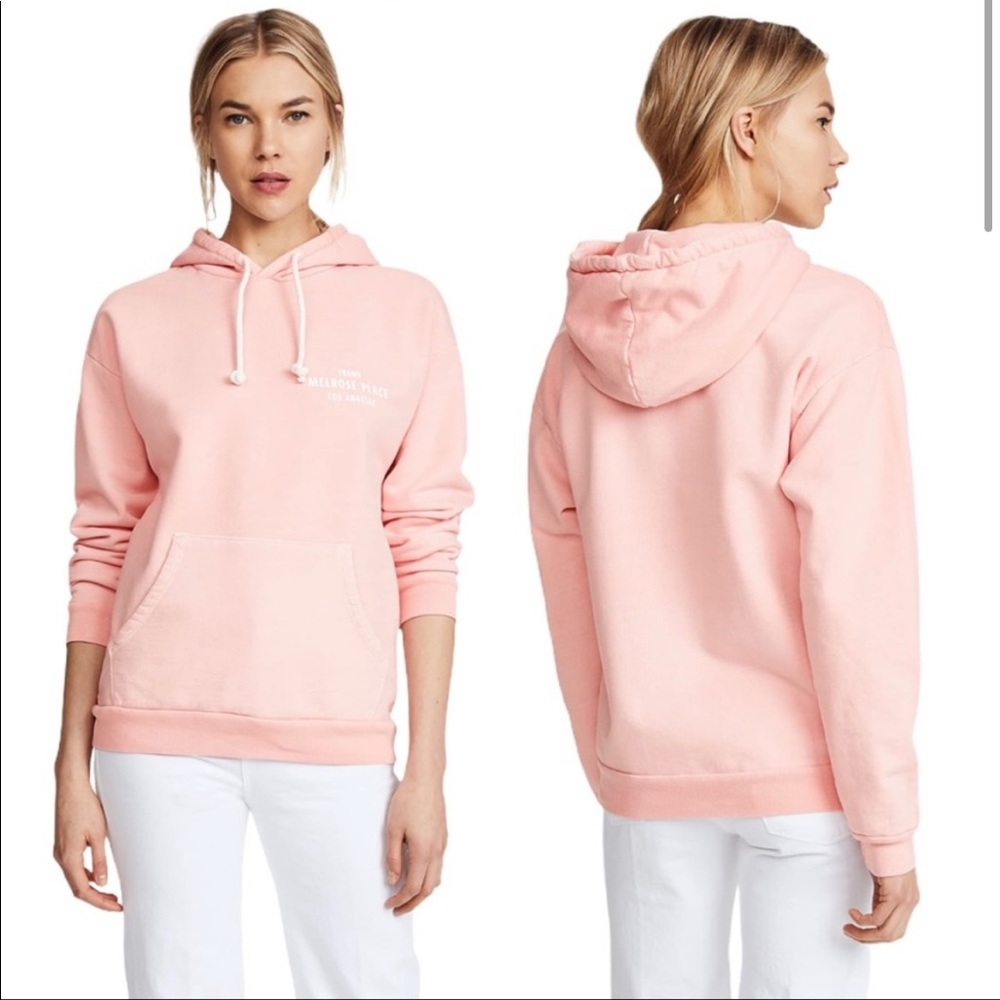 Frame pink hoodie